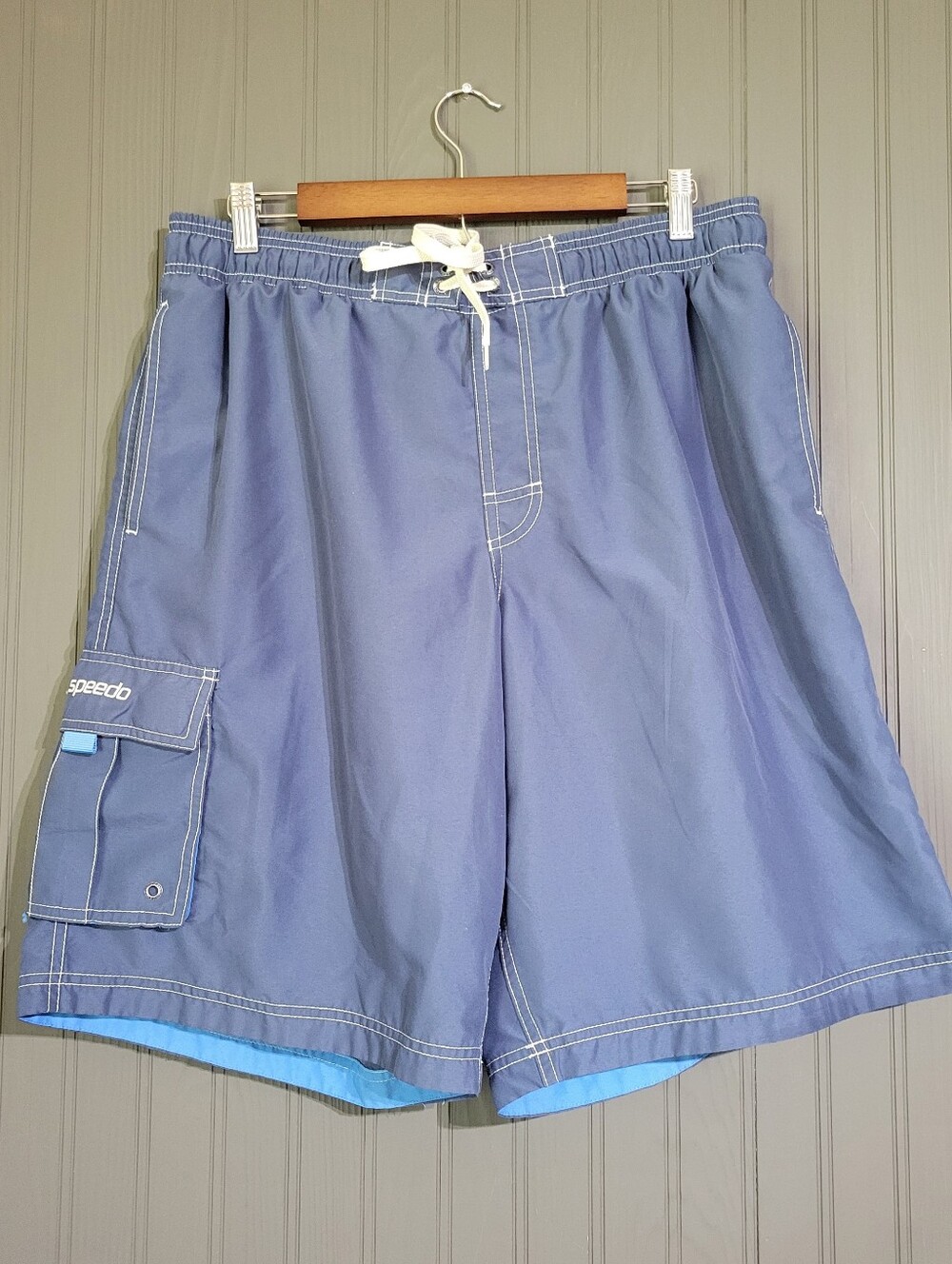 Speedo Men’s Blue Swim Trunks